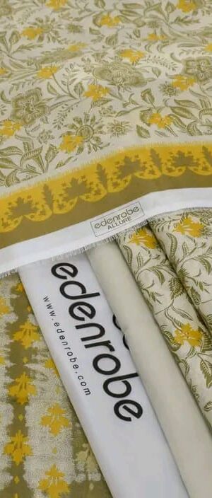 3 Piece Unstitched Printed Lawn Suit