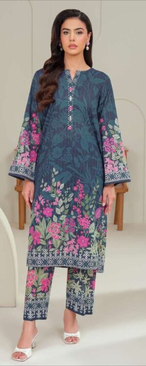 Limelight 2-Piece Unstitched Lawn Suit – Floral Print | Summer 2025