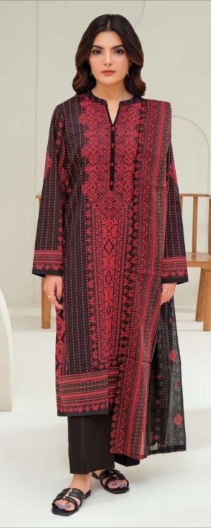Limelight 2-Piece Unstitched Lawn Suit – Shirt & Dupatta | Summer 2025